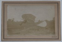 Fotografie: Otto Lilienthal im Flug (f0826)