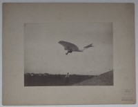 Otto Lilienthal im Flug am Fliegeberg