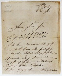Brief Gustav Lilienthals an seine Mutter