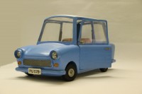 Fahrzeug des Sandmannes: Trabant (blau)