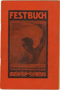 Festbuch zum Gausängerfest in Brandenburg an der Havel Pfingsten 1926
