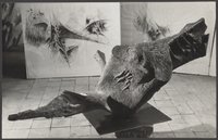 Bernhard Heiligers „Große Chimäre“ von 1965 in Ateliersituation