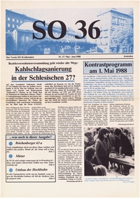SO 36 : Der Verein SO 36 informiert, Nr. 17, Mai-Juni 1988