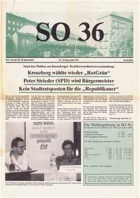 SO 36 : Der Verein SO 36 informiert; Nr. 39, Juni-Juli 1992