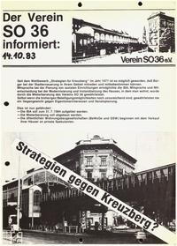 SO 36 : Der Verein SO 36 informiert; 14.10.1983