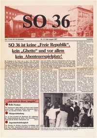 SO 36 : Der Verein SO 36 informiert; Nr. 13, Juli-August 1987