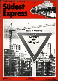 Südost Express : Die Kreuzberger Lokalzeitung von Bürgern aus SO 36; Nr. 3/86 März