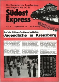 Südost Express : Die Kreuzberger Lokalzeitung von Bürgern aus SO 36; Nr. 8, September 78