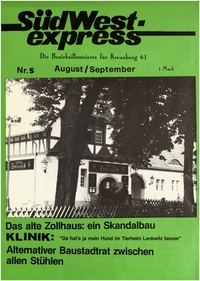 Südwest Express : Die Bezirksillustrierte für Kreuzberg 61; Nr. 5, August/September 1981