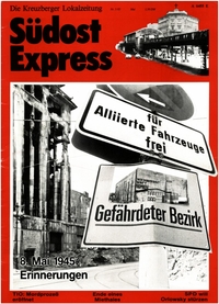 Südost Express : Die Kreuzberger Lokalzeitung von Bürgern aus SO 36; Nr. 5/85 Mai