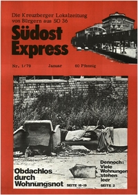 Südost Express : Die Kreuzberger Lokalzeitung von Bürgern aus SO 36; Nr. 1/79 Januar