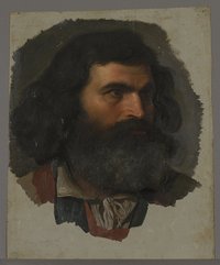 Metz, Gustav: Porträtstudie eines Italieners, 1845