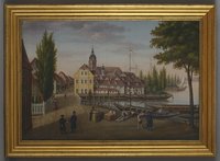 Spiecker, Heinrich Ferdinand: Der Dom, vom Mühlenthor aus aufgenommen, 1836