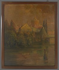 Hildebrandt, Paul: Steintorturm über den Stadtkanal (X), wohl 1917