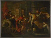Rubens, Peter Paul (Werkstatt): Das Treffen von Abrahahm und Melchisedek, um 1626
