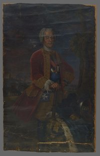 Silvestre, Louis de (Kopie nach): Porträt König August II. als Feldherr, um 1736