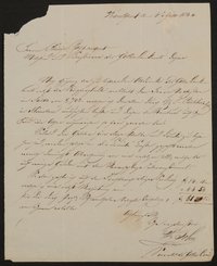 Brief von Friedrich John an Philipp Passavant vom 4. September 1844