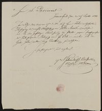 Brief der S. Schmerber'schen Buchhandlung Nachfolger H. Keller an Samuel Passavant vom 19.09.1844