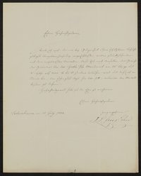 Brief von J. S. Fries Sohn an Georg von St. George vom 15.7.1844