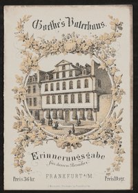 Erste Eintrittskarte ins Goethehaus 1864