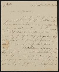 Brief von Friedrich John an Hermann Ludwig Jacob Leberecht Fleck vom 12.11.1844