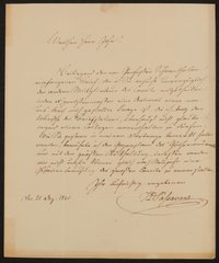 Brief von Johann David Passavant an Friedrich John vom 21.12.1840