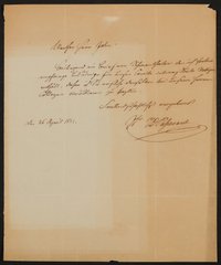 Brief von Johann David Passavant an Friedrich John vom 26.04.1841