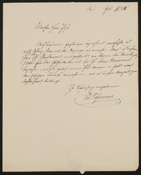 Brief von Johann David Passavant an Friedrich John vom Februar 1845