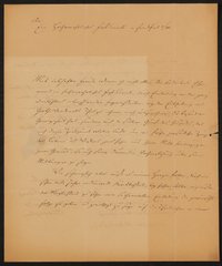 Brief von Friedrich Wilhelm Riemer an Gustav Adolph Spieß vom 17.10.1844