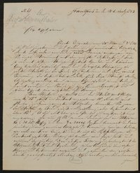 Briefentwurf von Friedrich John / Comité für Errichtung des Goetheschen Denkmals an Ludwig Schwanthaler vom 12.07.1843