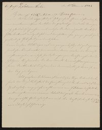 Brief von Friedrich John / Comité für Errichtung des Goetheschen Denkmals an Ludwig Schwanthaler vom 15.12.1843