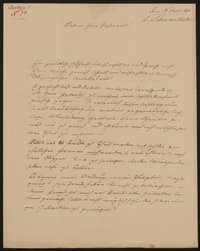 Brief von Ludwig Schwanthaler an Johann David Passavant vom 16.12.1840