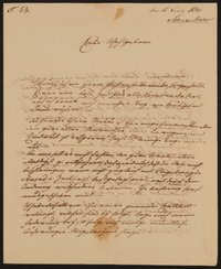 Brief von Ludwig Schwanthaler an Friedrich John vom 18.07.1841