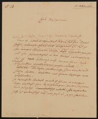 Brief von Ludwigt Schwanthaler an Friedrich John vom 12.10.1841