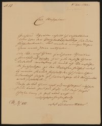 Brief von Ludwig Schwanthaler an Friedrich John vom 04.07.1842
