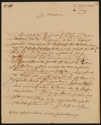 Brief von Ludwig Schwanthaler an Friedrich John vom 21.02.1843