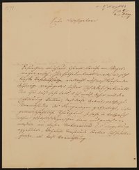 Brief von Ludwig Schwanthaler an Friedrich John vom 04.03.1843