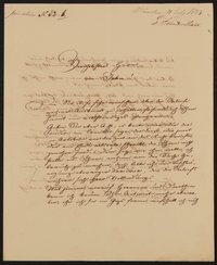 Brief von Ludwig Schwanthaler an Friedrich John vom 21.07.1843