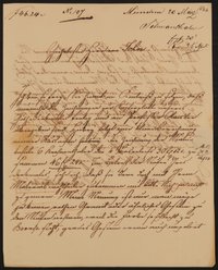 Brief von Ludwig Schwanthaler an Friedrich John vom 20.03.1844