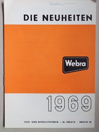 WEBRA Neuheiten 1969