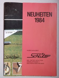Neuheiten Schlüter 1984