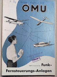 Prospekt OMU-Funk-Fernsteuerungs-Anlagen 1956
