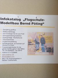 Katalog Modellflugschule Pöting