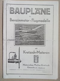 Katalog Flugmodelle mit Kratmo 30
