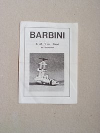 Bedienungsanleitungen BARBINI Diesel