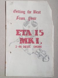 Betriebsanleitung ETA 15 MK I