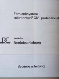 Bedienungsanleitung Microprop PCM