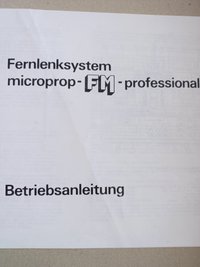 Bedienungsanleitung Microprop FM