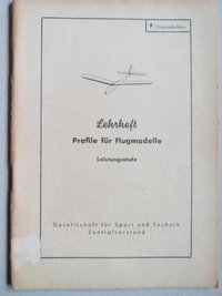 Lehrheft Profile für Flugmodelle