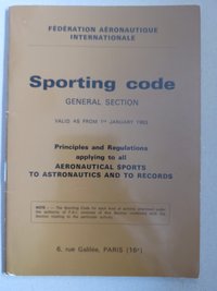 FAI Code Sportife General Section
